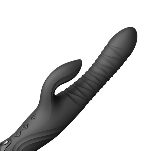 Вибратор ZALO Mose 2 Rabbit с функцией поступательных движений,черный фото 7