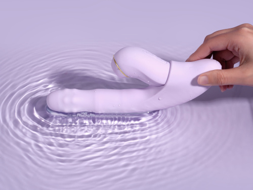 DuoGlow модульный вибромассажер со съёмным клиторальным пульсатором  фото 2