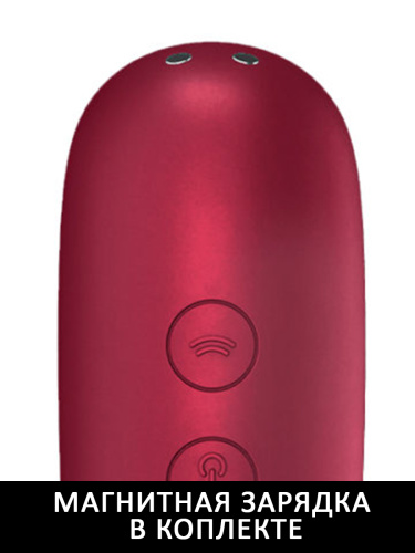 Satisfyer Стимулятор клитора вакуум-волновой Dual Love J2018-99, красный фото 10