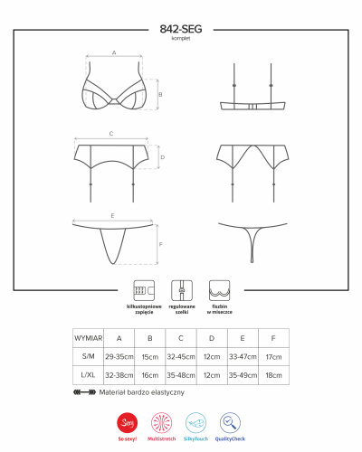 Комплект "842-SEG" черный (L/XL) фото 7