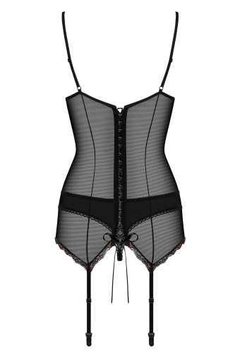 Корсет и трусики " Musca " L/XL черный фото 7