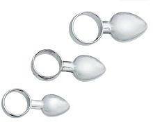 Набор анальных мини  втулок Silver, 157RY