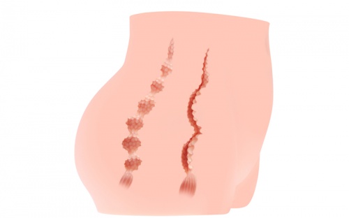 Мастурбатор вагина и анус полуторс с вибрацией 03-21 фото 4