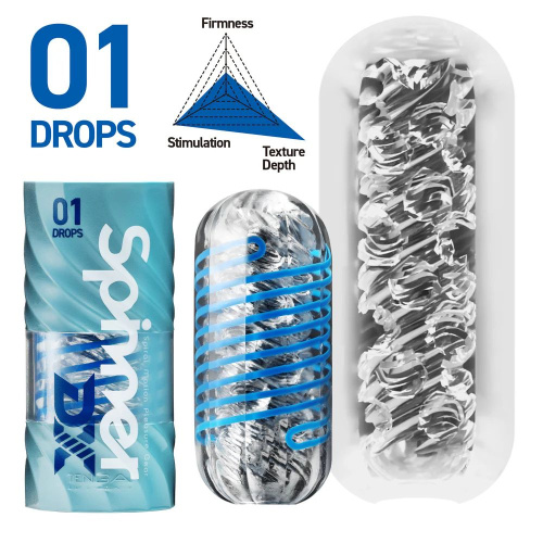 Мастурбатор Tenga Spinner DX 01 DROPS фото 3