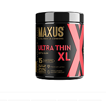 Презервативы MAXUS Ultra thin XL ультратонкие, увеличенные, 15 шт.
