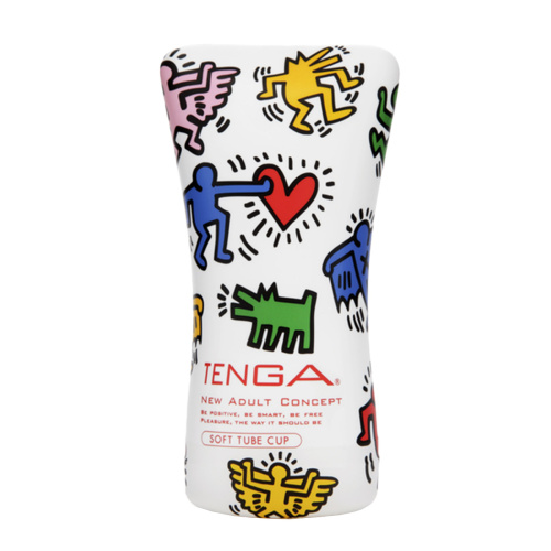 Мастурбатор TENGA Soft Tube Cup Keith Haring Edition 
