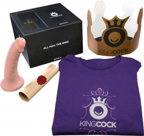 Подарочный набор King Cock Buzz Box - Flesh