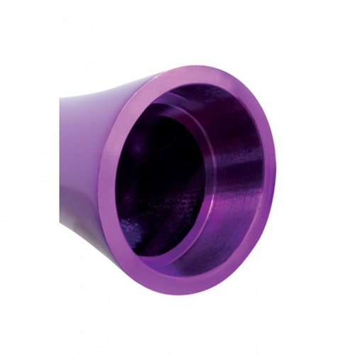 Вибромассажер Aluminium рельефный фиолетовый 4972-12 PD фото 4