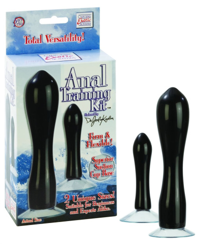 Набор анальных пробок на присосках
