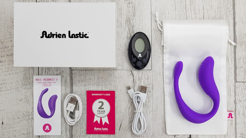 Вибростимулятор для пар «Mini Romeo» с пультом управления фото 3