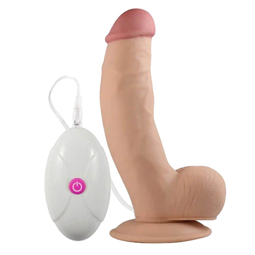 Вибратор реалистик с пультом The Ultra Soft Dude 1092 LV  фото 7