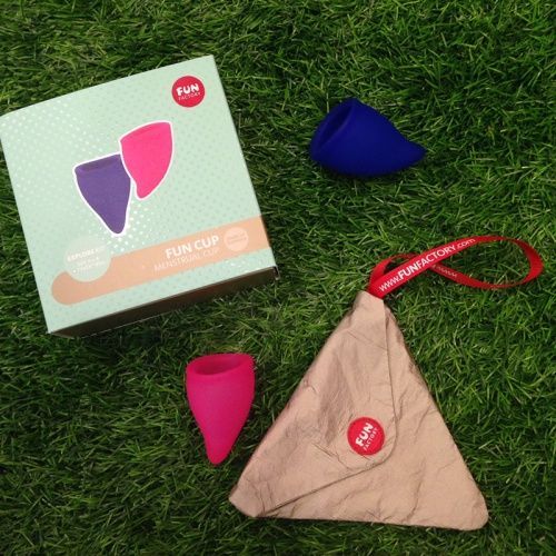 Набор менструальных чаш "Fun Cup Explore Kit", розовый фото 2