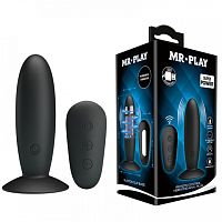 Анальный виброплаг с пультом Mr. Play "Super Power
