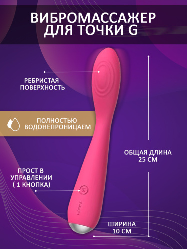 Идеальный вибромассажер для зоны G Айрис SVAKOM Iris Clitoral & G-spot Vibrator фото 5