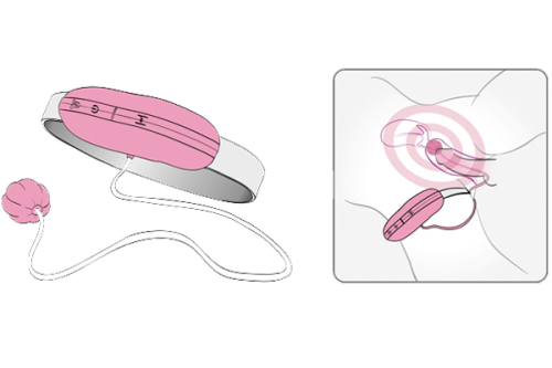 Виброяйцо "Play Ball" с пультом управления, розовое фото 6