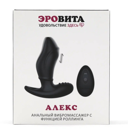 Анальный стимулятор c функцией роллинга Алекс фото 7