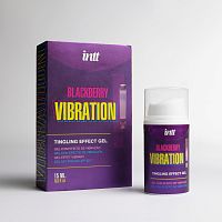 Жидкий интимный гель с эффектом вибрации BLACKBERRY, 15 мл