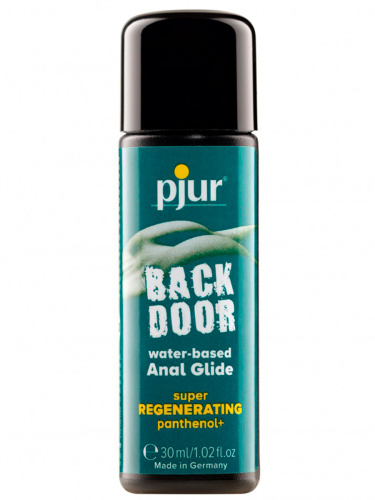 Анальный любрикант с пантонолом PJUR BACK DOOR Panthenol Regenerating Anal Glide - 30 мл. фото 4