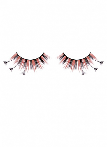 Ресницы черно-красные перья (BACI)