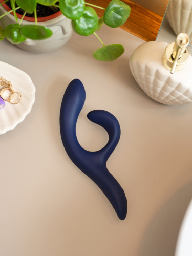 We-Vibe Вибратор-кролик силиконовый We-Vibe Nova 2 - 20.5 см, синий фото 7