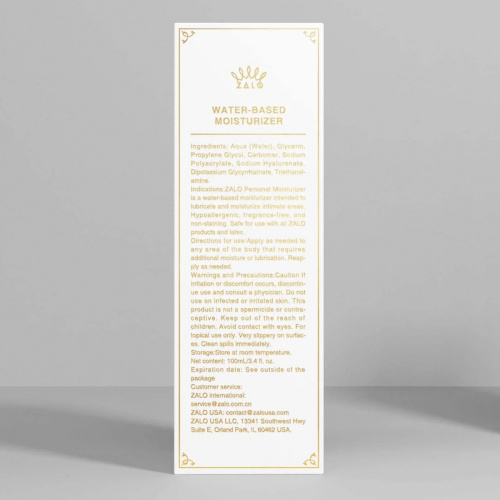 ZALO Персональный увлажняющий лубрикант на водной основе, 100 мл  фото 4