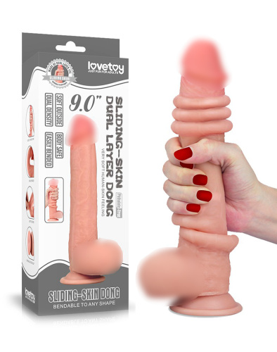 Фалоимитатор реалистик Skinlike Soft Cock 9 317003 LV фото 2