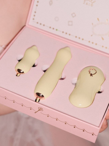 Набор UNICORN Vibratrion & Thrusting Set – Yellow фото 11