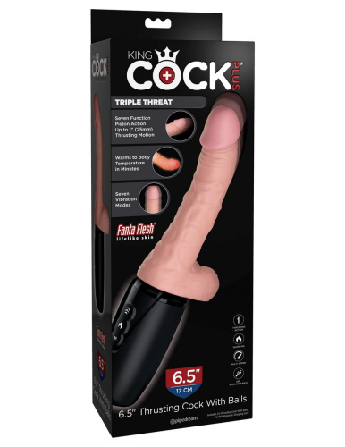 Компактная секс-машина King Cock Plus 6.5