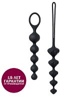 Satisfyer Набор анальных цепочек Beads J01756, черный