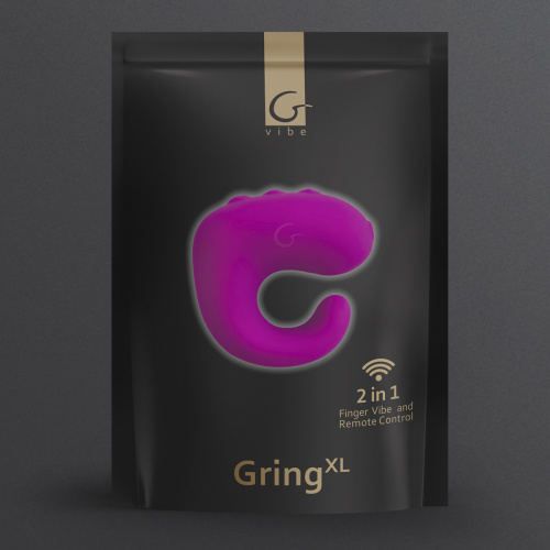 Gvibe Gring XL - Вибрирующее кольцо на палец 2 в 1, 5х3.7 см фото 10