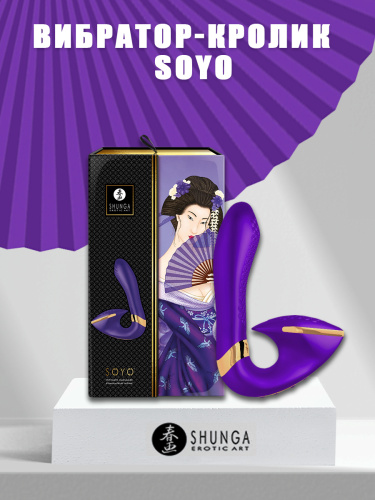 SOYO Вибростимулятор для клитора и зоны G с двумя независимыми моторами SH-SOYO-403 фото 3