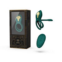 Zalo Bayek Вибрирующее кольцо  с дистанционным управлением цвет зеленый F03001