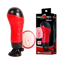 BM-00900T46Z / Мастурбатор вагина с вибрацией в тубе Crazy Bull DELIA