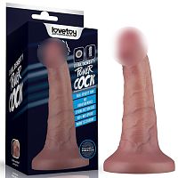 Вибрирующий Фалоимитатор реалистик 6'' Vibrating Dual Density Power Cock110201 LV