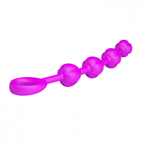 Анальная цепочка из шариков Beeds-4, розовая фото 6