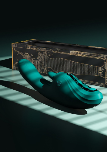 Вибратор Ares G-Spot Rabbit с функцией нагрева,айвори