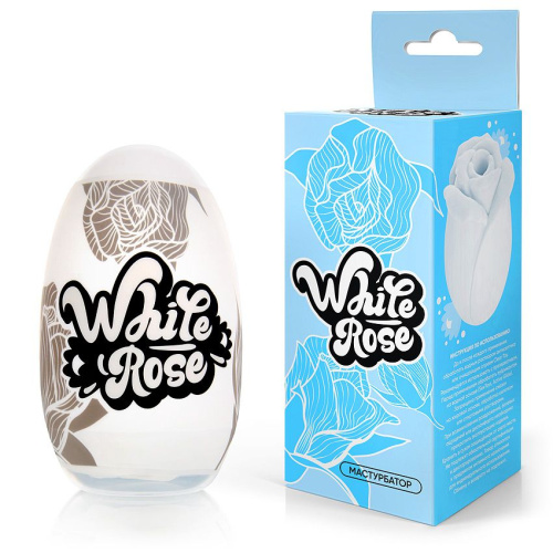 Мастурбатор в форме бутона цветка White Rose