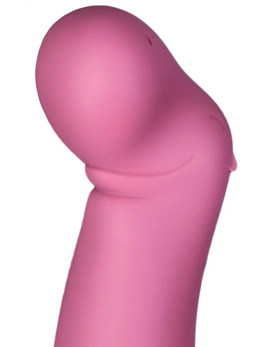 Satisfyer Вибратор силиконовый Petting Hippo с загнутым кончиком 22.9 см, розовый фото 3