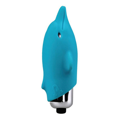 Мини вибратор "Flippy", голубой фото 2