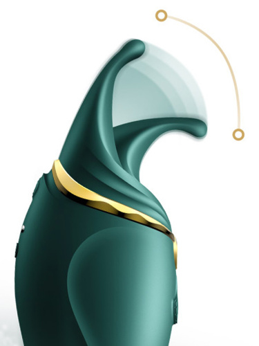 Вибратор Zalo Hero Jewel Green фото 7