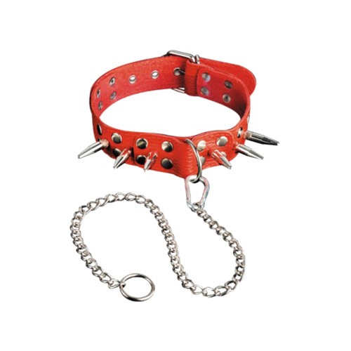 Ошейник с шипами красный 3104-2 BX SIT 