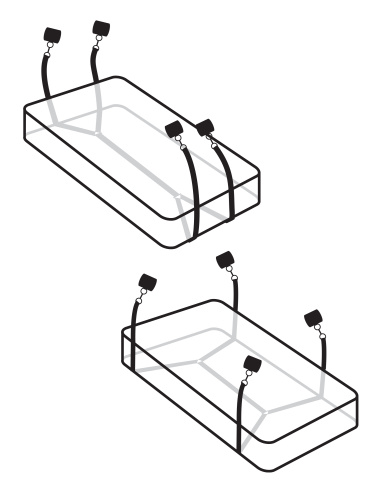 Фиксаторы для кровати черные PD 4454-23 фото 4