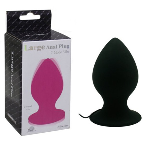 Анальная втулка с вибрацией, розовый фото 4