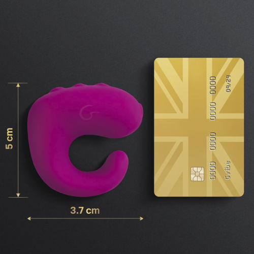 Gvibe Gring XL - Вибрирующее кольцо на палец 2 в 1, 5х3.7 см фото 2