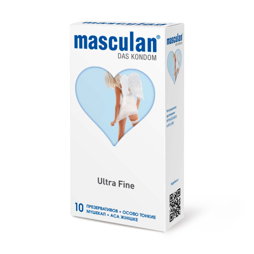 ПРЕЗЕРВАТИВЫ MASCULAN 2 ULTRA FINE № 10 (ОСОБО ТОНКИЙ С ОБИЛЬНОЙ СМАЗКОЙ)