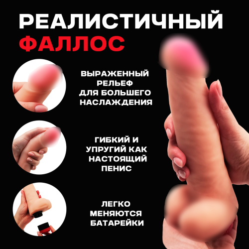 Вибромассажер ЭроВита Elite+гель смазка 100 мл в подарок 808600 фото 4