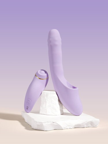 DuoGlow модульный вибромассажер со съёмным клиторальным пульсатором  фото 4