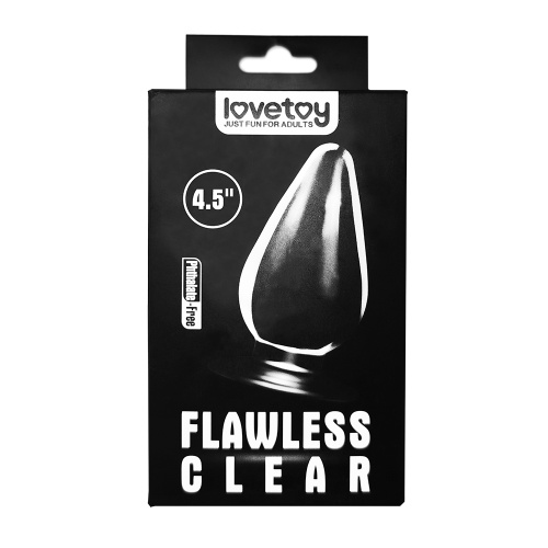 Анальная пробка Flawless Clear Anal Plug 4.5'' 310017 LV фото 3