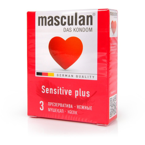 Презервативы Masculan Sensitive plus №3 (нежные)