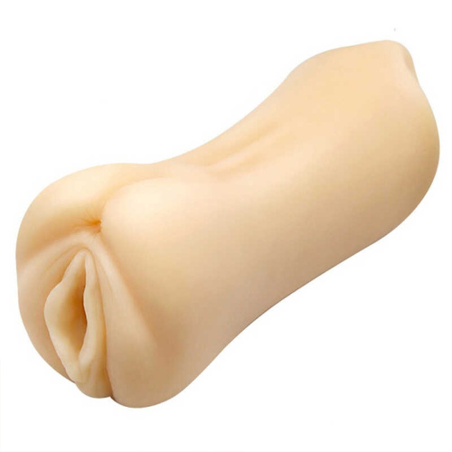 Двойной мастурбатор вагина и ротик Gemini, телесный 009215U фото 2